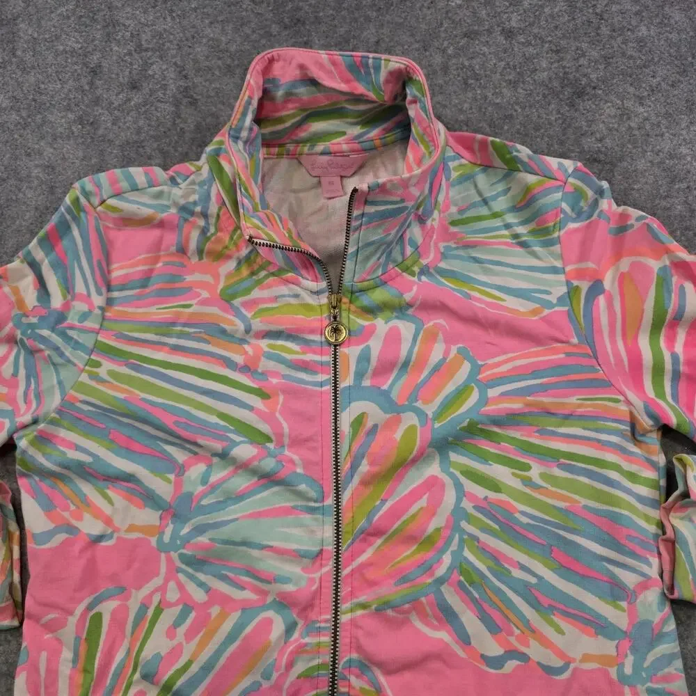 Lilly Pulitzer Shellabrate Jacket Womens XS Shell Full Zip‎ Lightweight Tropical